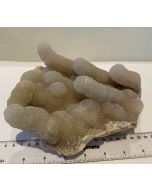 Coral Quartz on Chalcedony Stalactites FL124