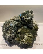 Marshy Apophyllite Cluster Natural Chlorite FL52