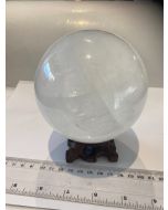 White Calcite Sphere YD213