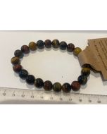 Multi Coloured Tiger Eye  Large Bracelets MBE963