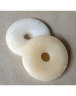 Yellow Calcite Donut Q195