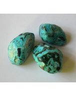 Chrysocolla and Malachite Tumbled Stone