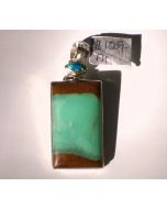 Chrysoprase and Opal Pendant P334