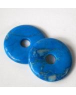 Light Blue Howlite Donut E757