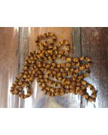 Long Mixed Amber Chip Necklace 190 cm AH33