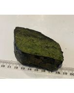 Olivine , Peridot on Basalt Slice ROF10