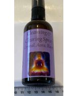 CLEANSING & CLEARING SPRAY. CRYSTAL, AURA & ROOM