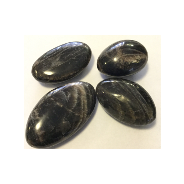 Lavikite or Black Moonstone Tumbled Stone MM470