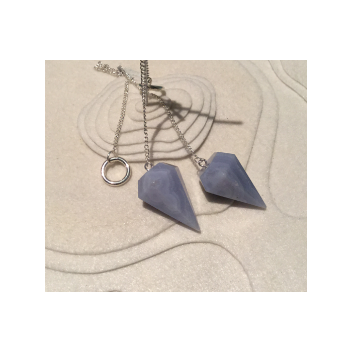 Blue Lace Agate Pendulum CC78