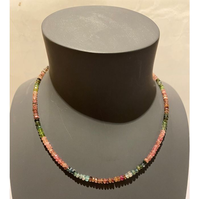 Multi Colour Tourmaline Necklace A104