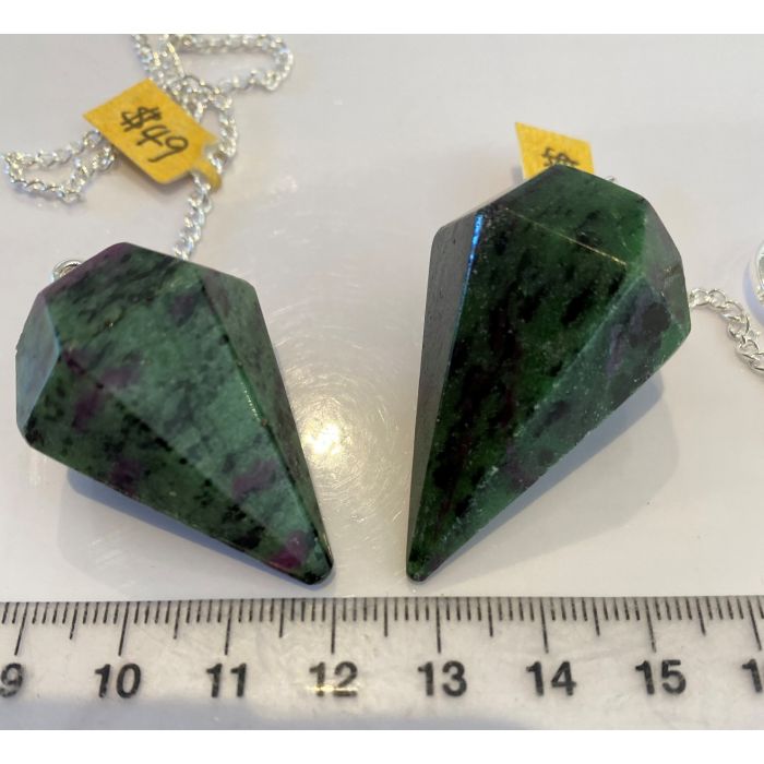 Ruby and Zoisite Pendulum A304