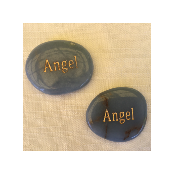 Angel Angelite Word Stone CC31