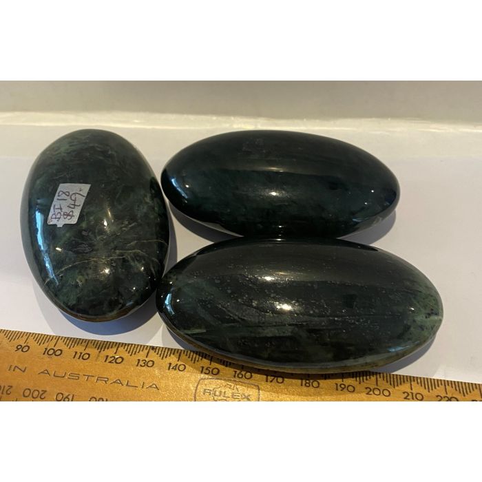 Nephrite Jade and Magnetite Palm Stones BI18