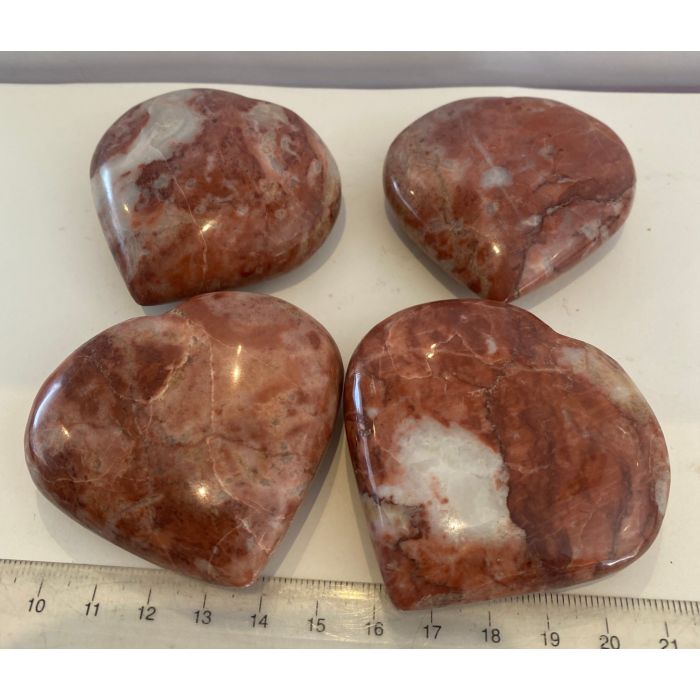 Red Jasper Heart BI76