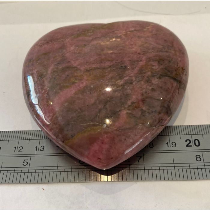Rhodonite Heart CC581