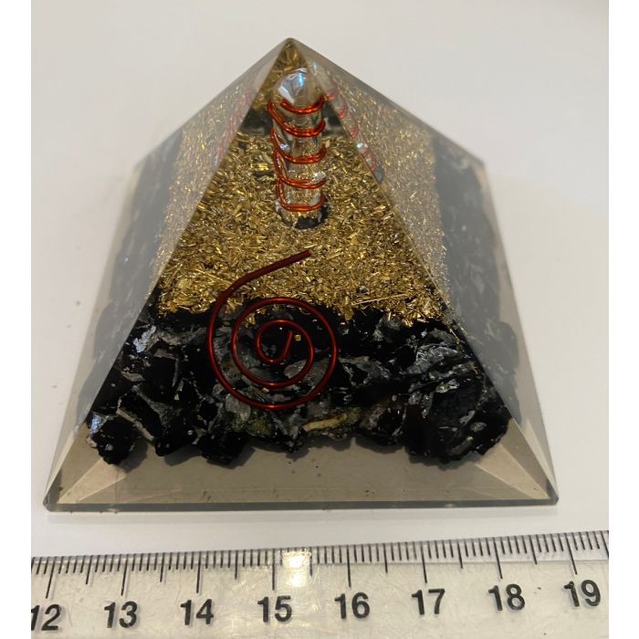 Orgonite Black Tourmaline Pyramid CH39