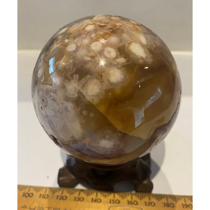 Flower Agate Sphere CM415