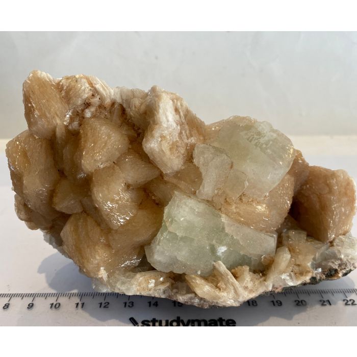 Green Apophyllite and Stilbite CW311