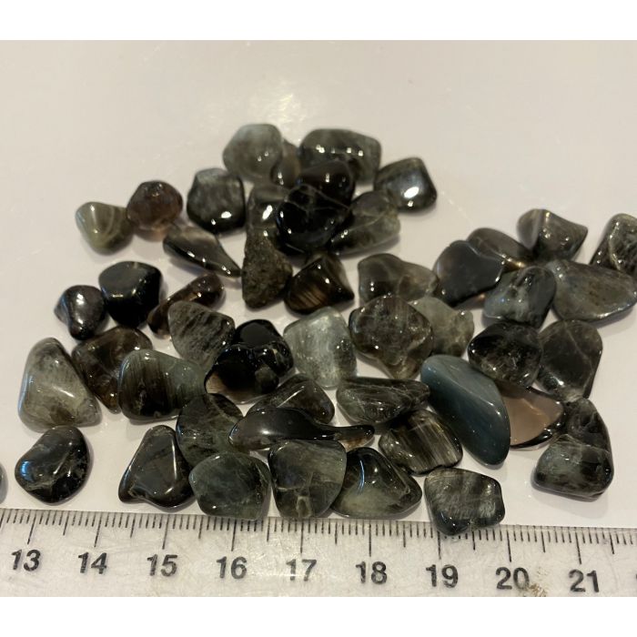 Black Beryl Tumbled Stones CW331