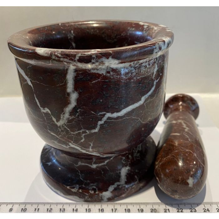 Red Onyx Mortar and Pestle CW342