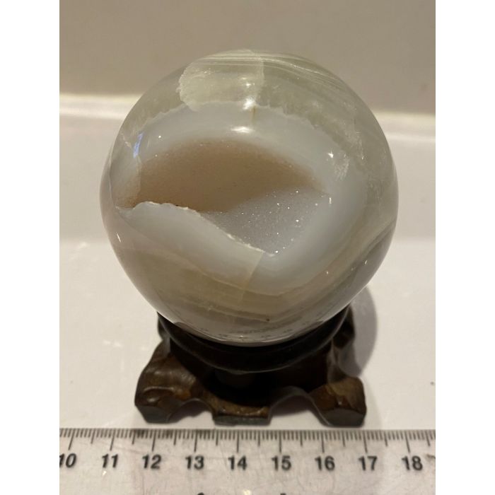Natural Agate Sphere CW399
