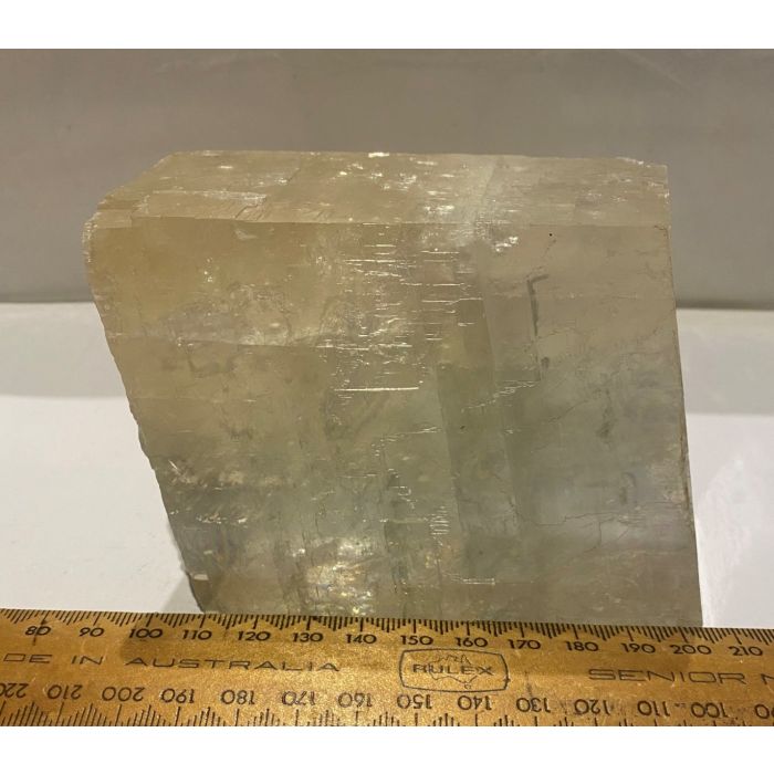 Amber (honey) Calcite Square E001