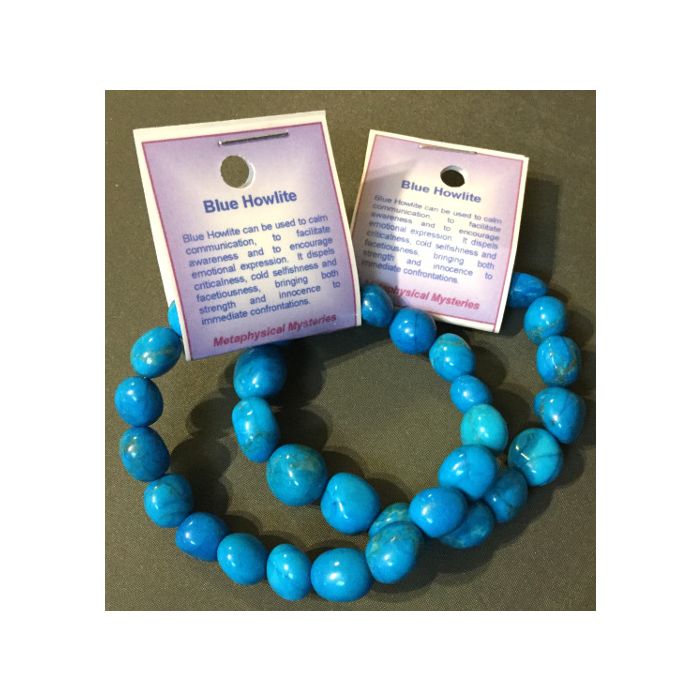 Howlite Bracelet (Blue) IEC337