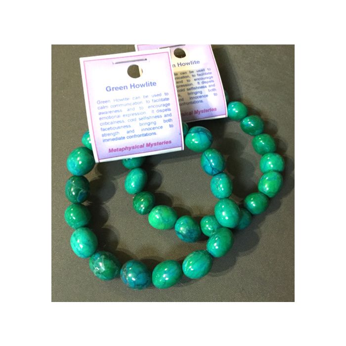 Howlite Bracelet (Green) IEC338