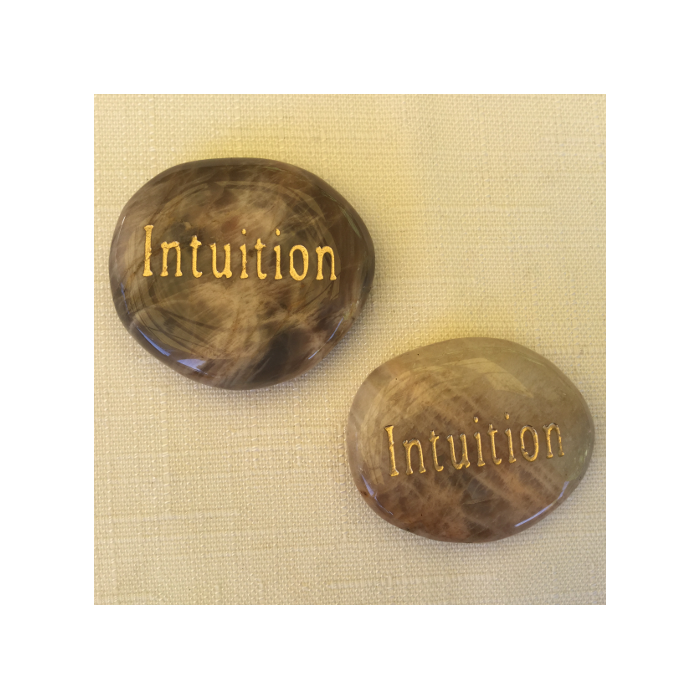 Intuition Moonstone Word Stone CC20