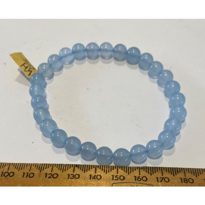 Chalcedony Blue Large Bracelet 8 mm KH05
