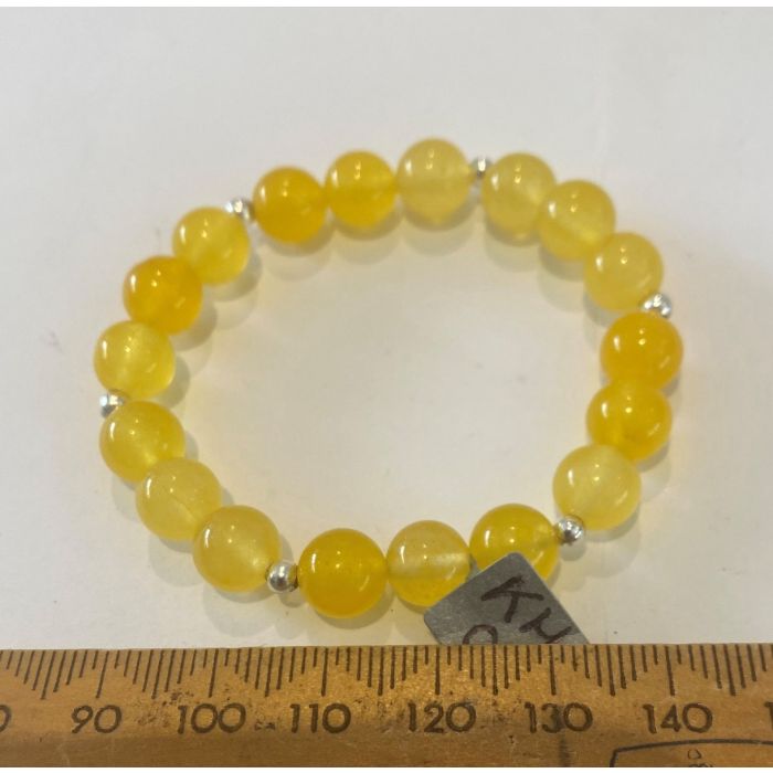 Chalcedony Yellow Small Bracelet 8 mm KH08