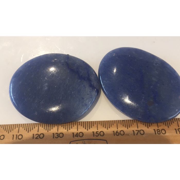 Blue Quartz Flat Stone KK394