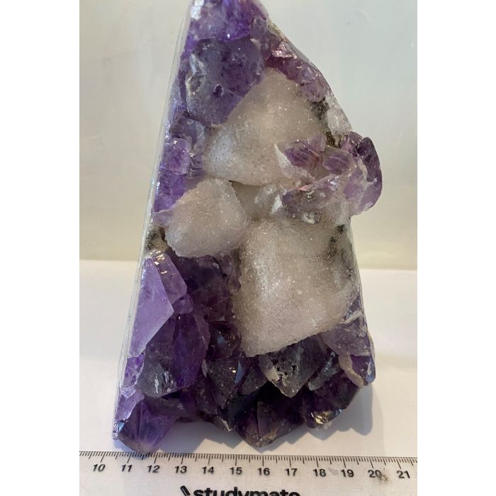 Amethyst with Calcite Cluster KK825