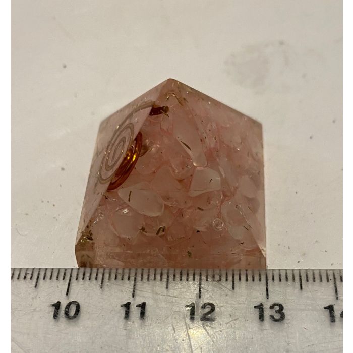 Orgonite Rose Quartz Pyramid KK856