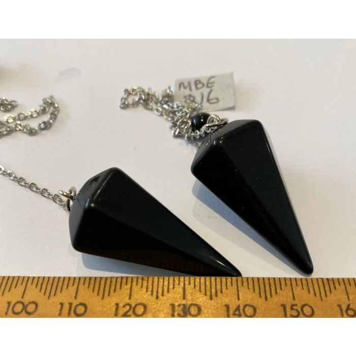 Obsidian Black pendulum MBE216