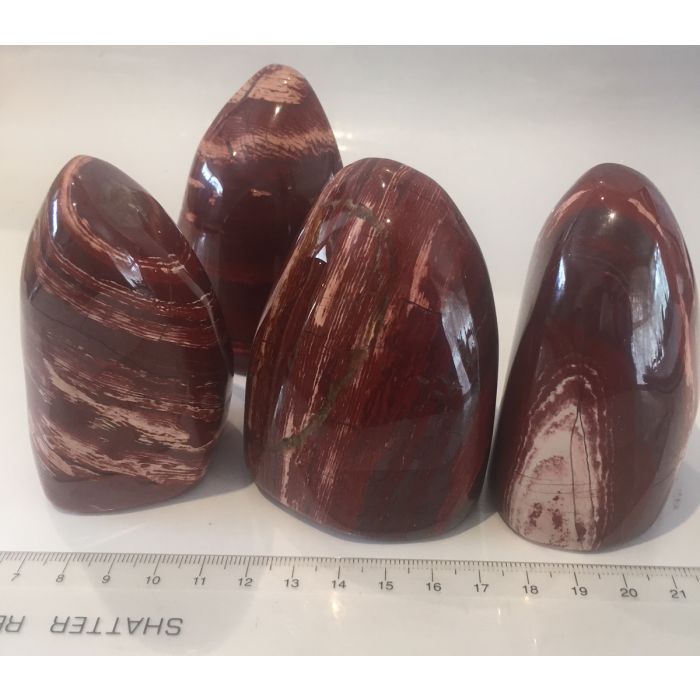 Convoluted Red Jasper Free Form MBE380
