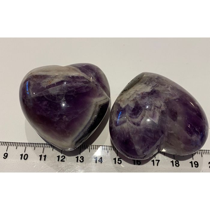 Amethyst Chevron Heart MBE561