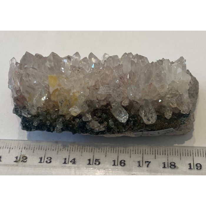 Clear Quartz with Fushsite and Lithium MCW04