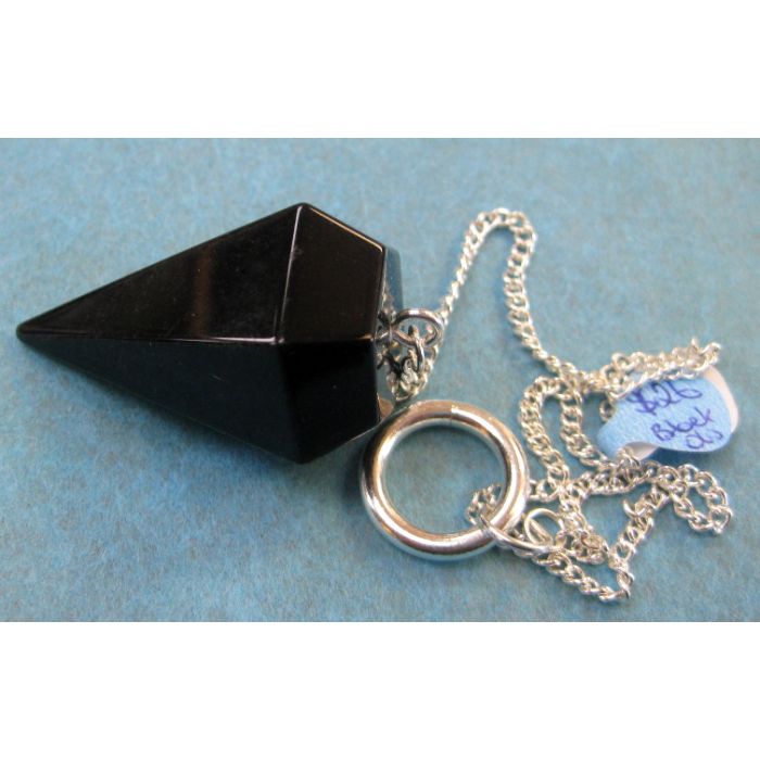 Obsidian pendulum P185