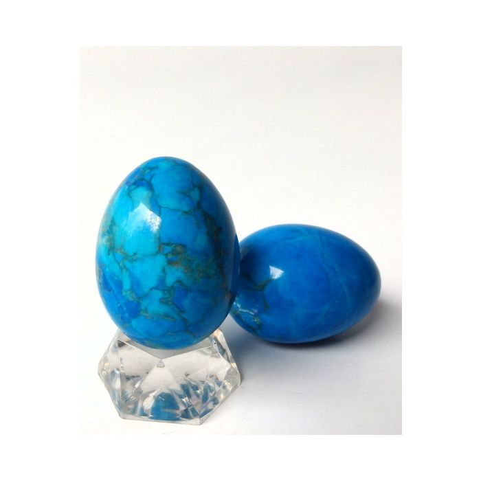  Blue Howlite Egg Q306
