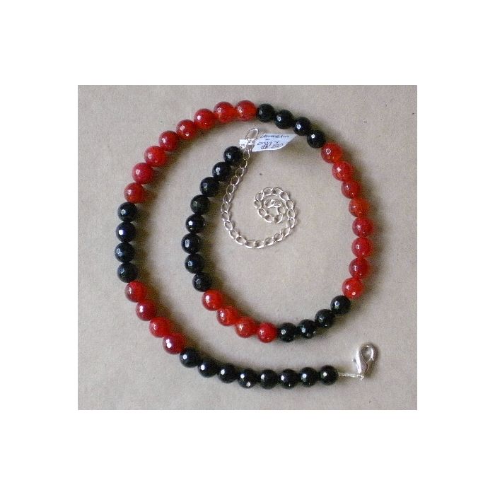 Carnelian and Onyx Necklace NO32