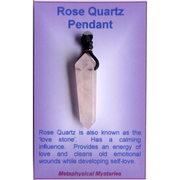 Rose Quartz Pendant Q397