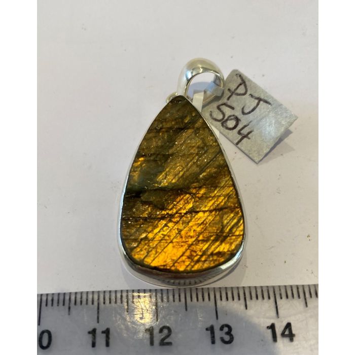 Yellow Labradorite Pendent PJ504