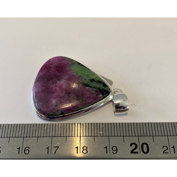 Ruby and Zoisite Pendant Th282