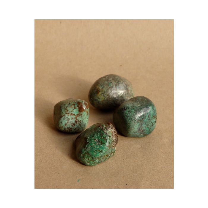 Turquoise tumbled stone