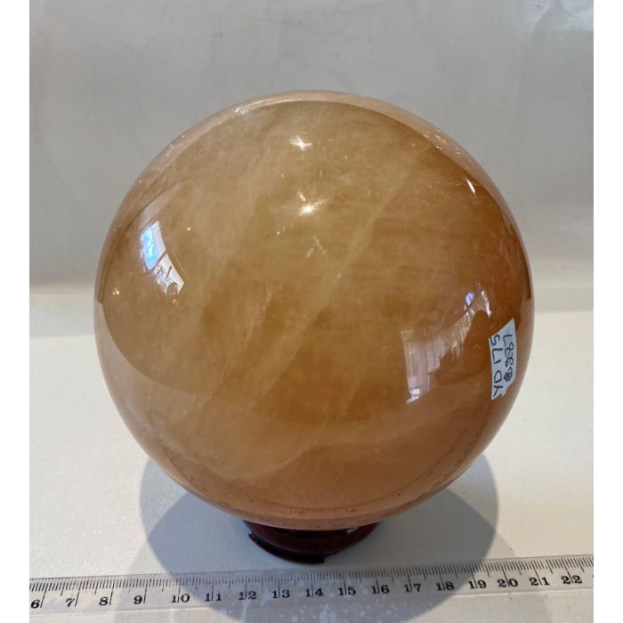 Yellow Calcite Sphere YD175